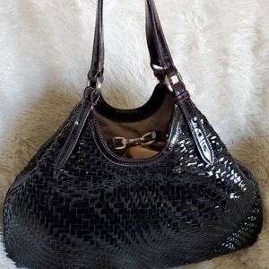 *EUC* Cole Haan Genevieve Pinot Noir Triangle Bag